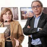 Bonig y Mata protagonizaron una foto insólita al comparecer juntos en conferencia de prensa