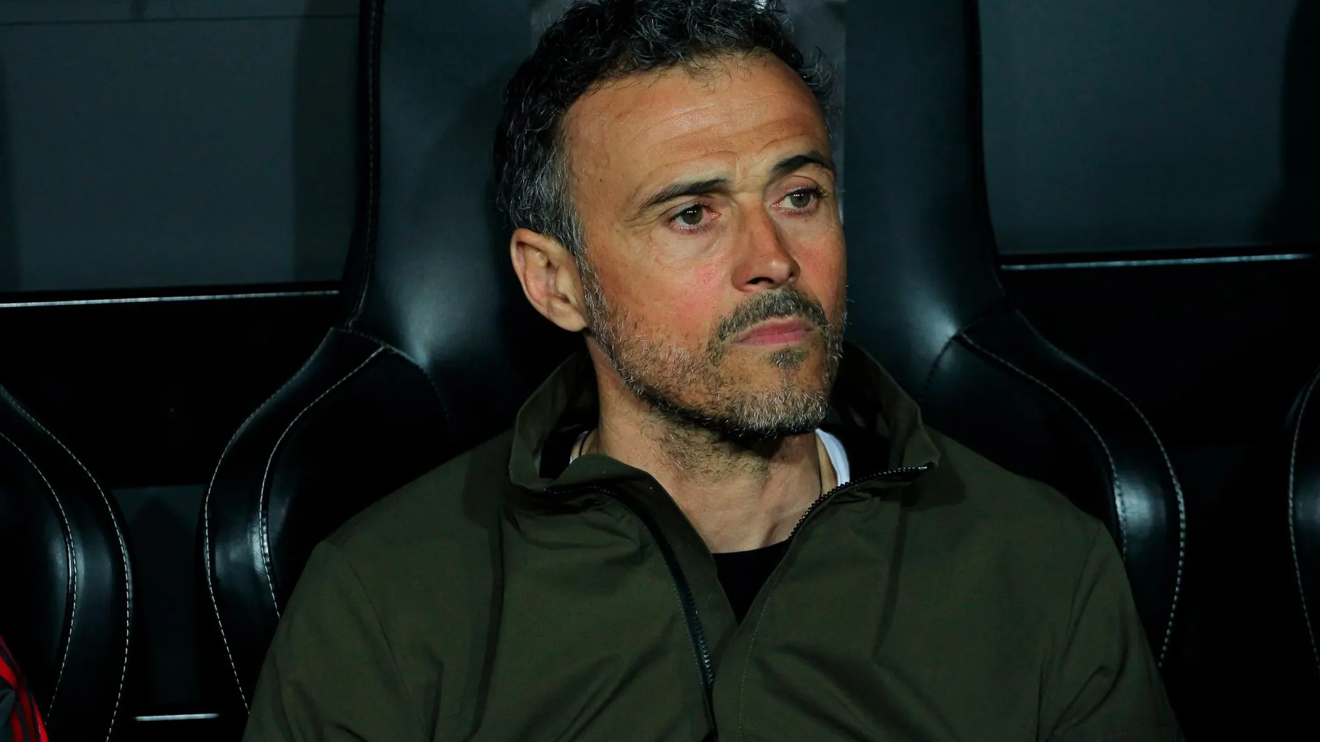 Luis Enrique, en el último partido de la selección española en el que se enfrentó a Noruega