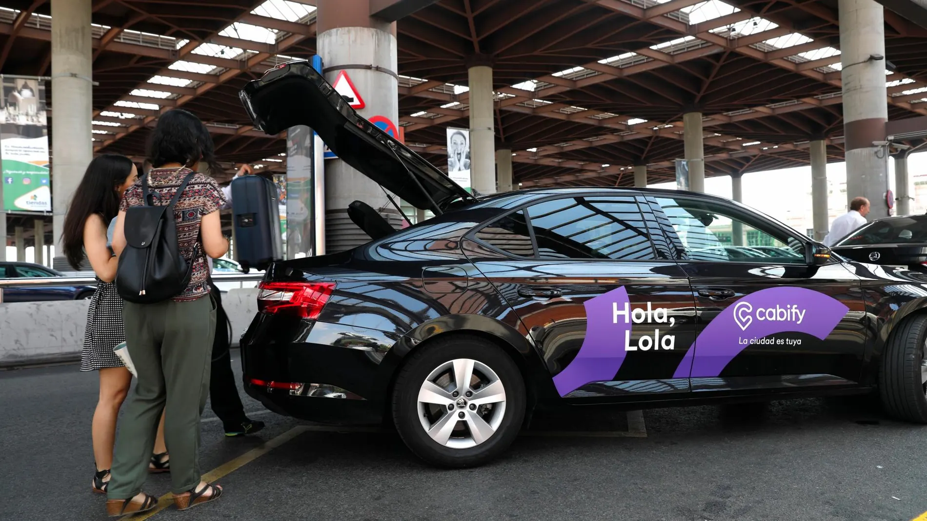 Un servicio de Cabify en Madrid