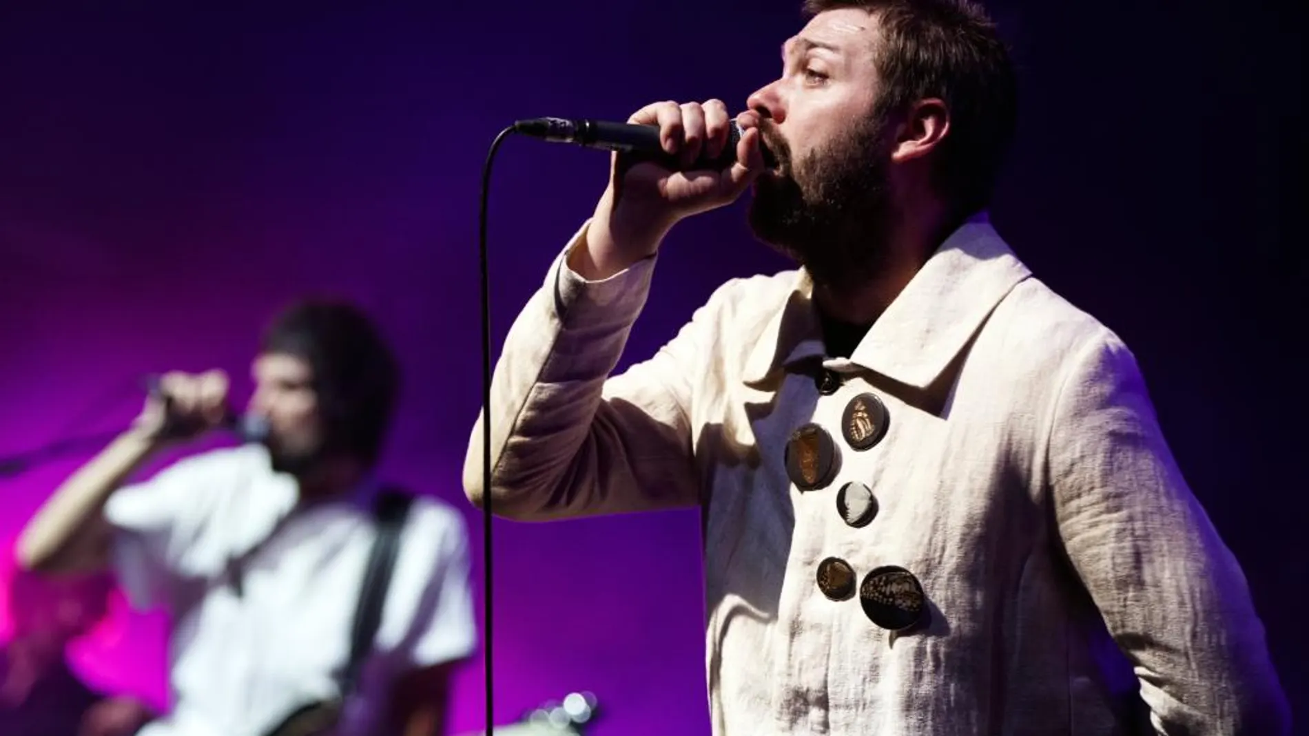 Tom Meighan, vocalista de la banda de rock británica Kasabian