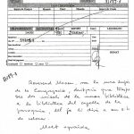 Documento en el que Ferrusola pide al banco una transferencia en clave