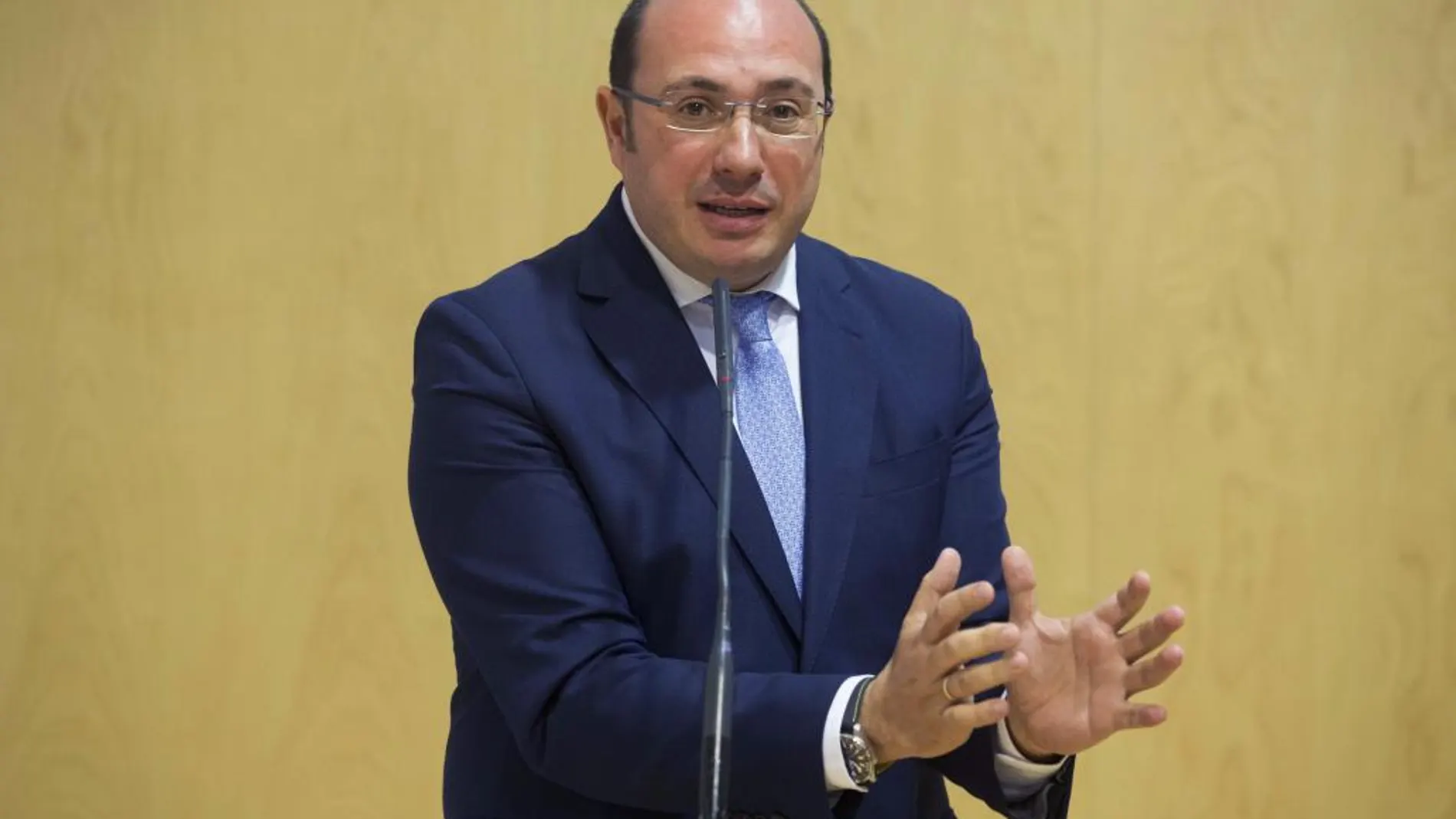 El presidente de la Región de Murcia Pedro Antonio Sánchez