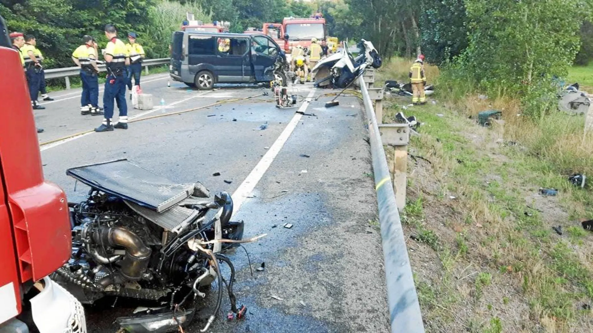 La tendencia a la baja de la siniestralidad en la carretera se ha roto este año, con un sensible aumento de las víctimas mortales. Foto. Efe