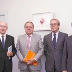De. izda a dcha., Francisco Pons, Vicente Boluda, Francisco Pérez y Alejandro Escribá