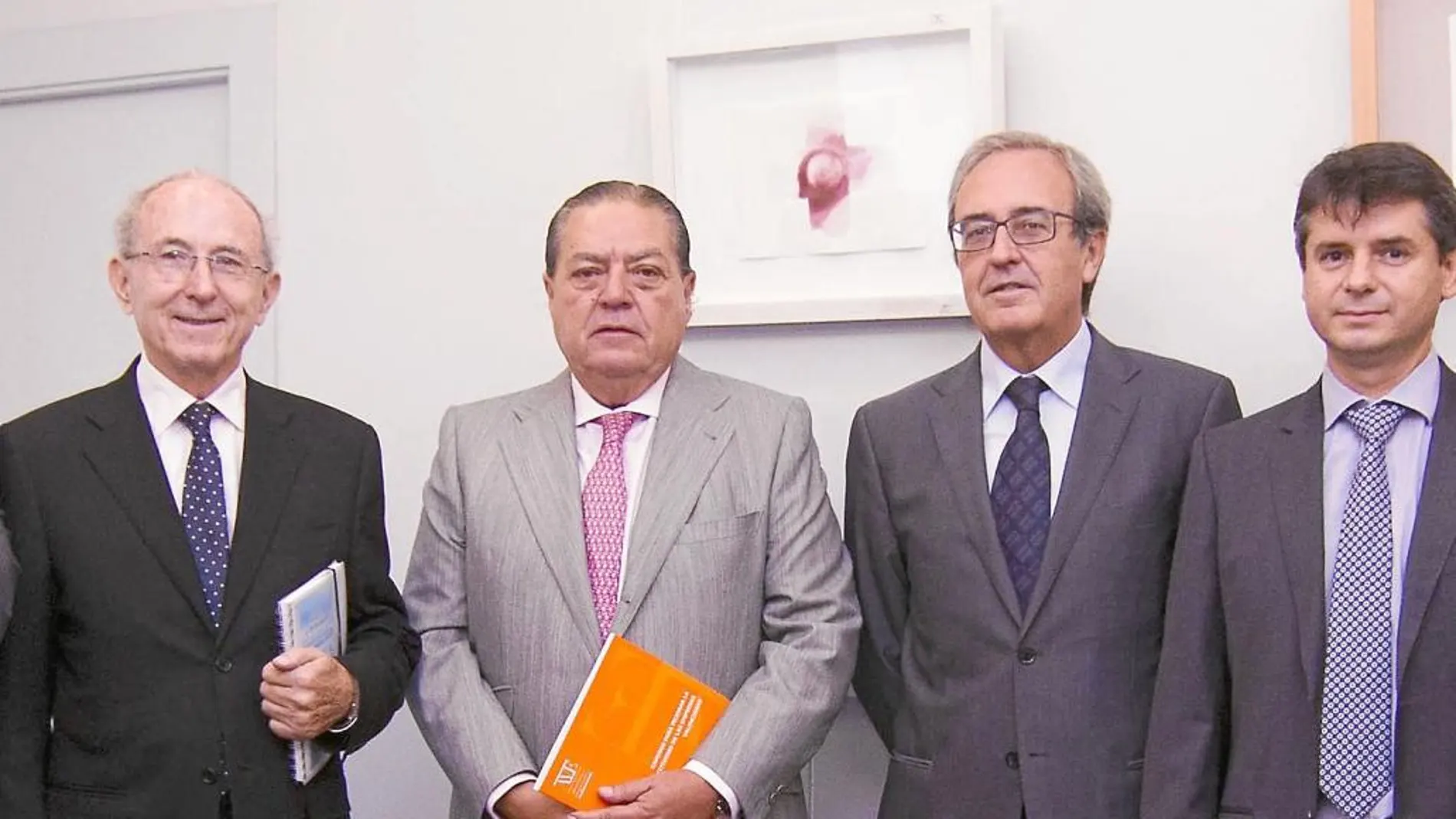 De. izda a dcha., Francisco Pons, Vicente Boluda, Francisco Pérez y Alejandro Escribá