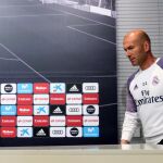El técnico francés del Real Madrid, Zinedine Zidane.