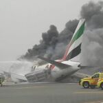 Evacuado en Dubai un avión de Emirates tras sufrir un incendio