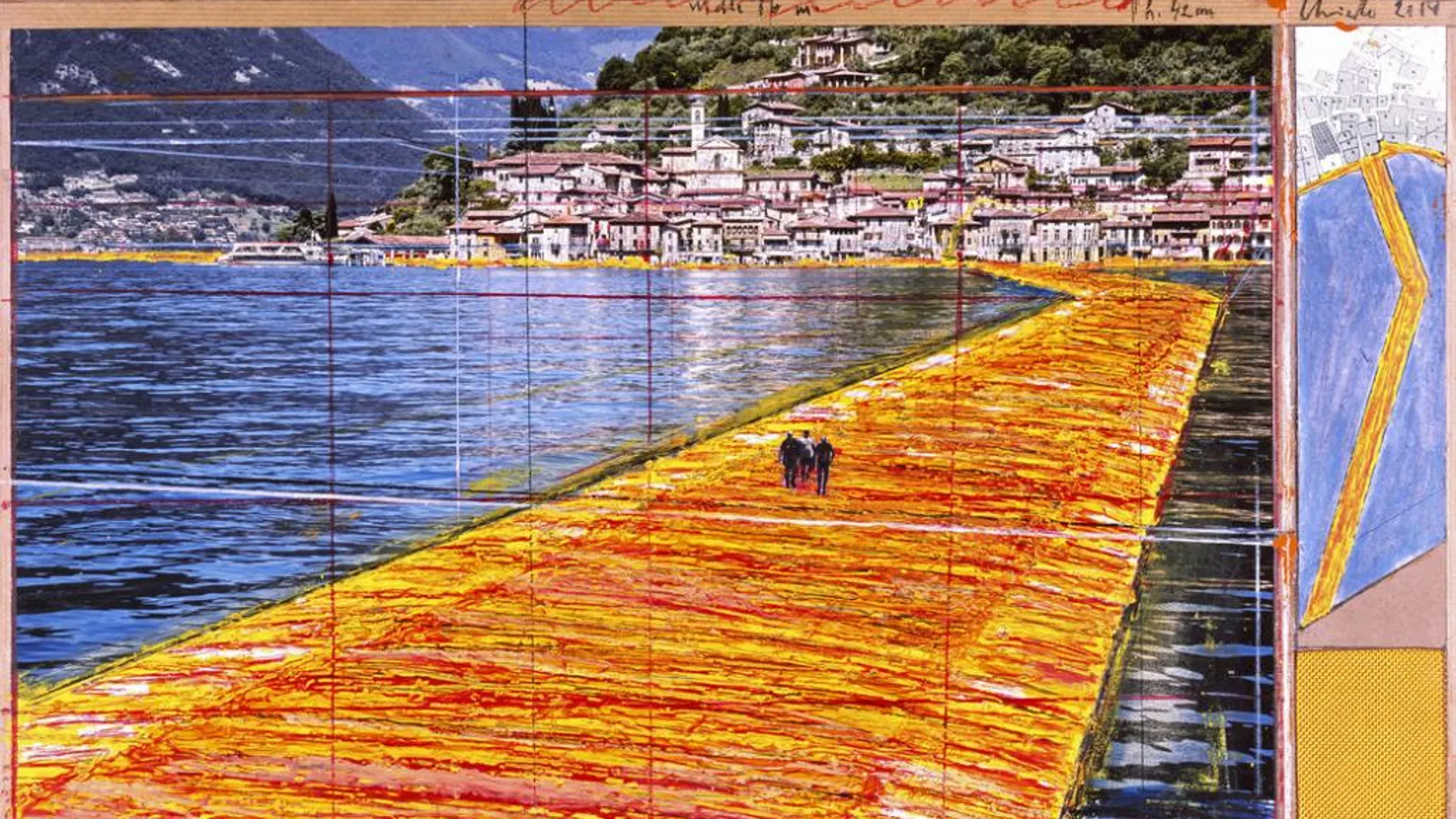 Christo vuelve a Italia para caminar sobre las aguas