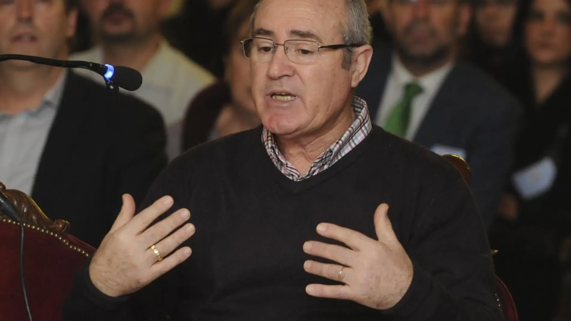 El policía nacional jubilado Pedro Mielgo Silván, que propició la detención de dos de las acusadas del crimen en mayo de 2014 de la presidenta de la Diputación de León Isabel Carrasco