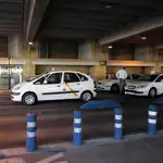 Taxistas en el aeropuerto de San Pablo