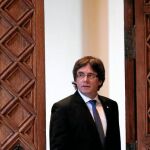 Puigdemont, en el Palau de la Generalitat hace unos meses