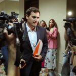 El presidente de Ciudadanos, Albert Rivera, en el Congreso