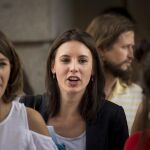 La portavoz parlamentaria de Unidos Podemos, Irene Montero.