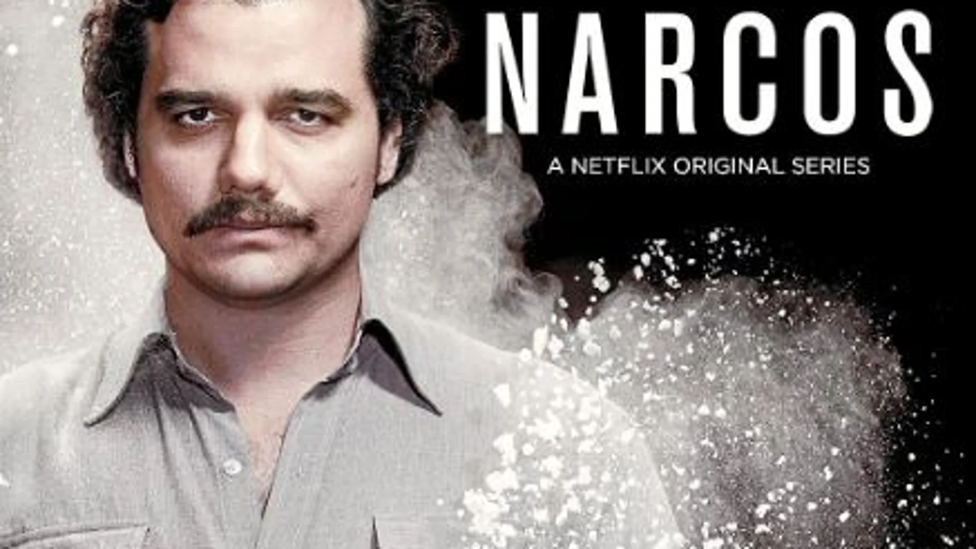 El póster de la serie «Narcos», una de las más exitosas de Netflix