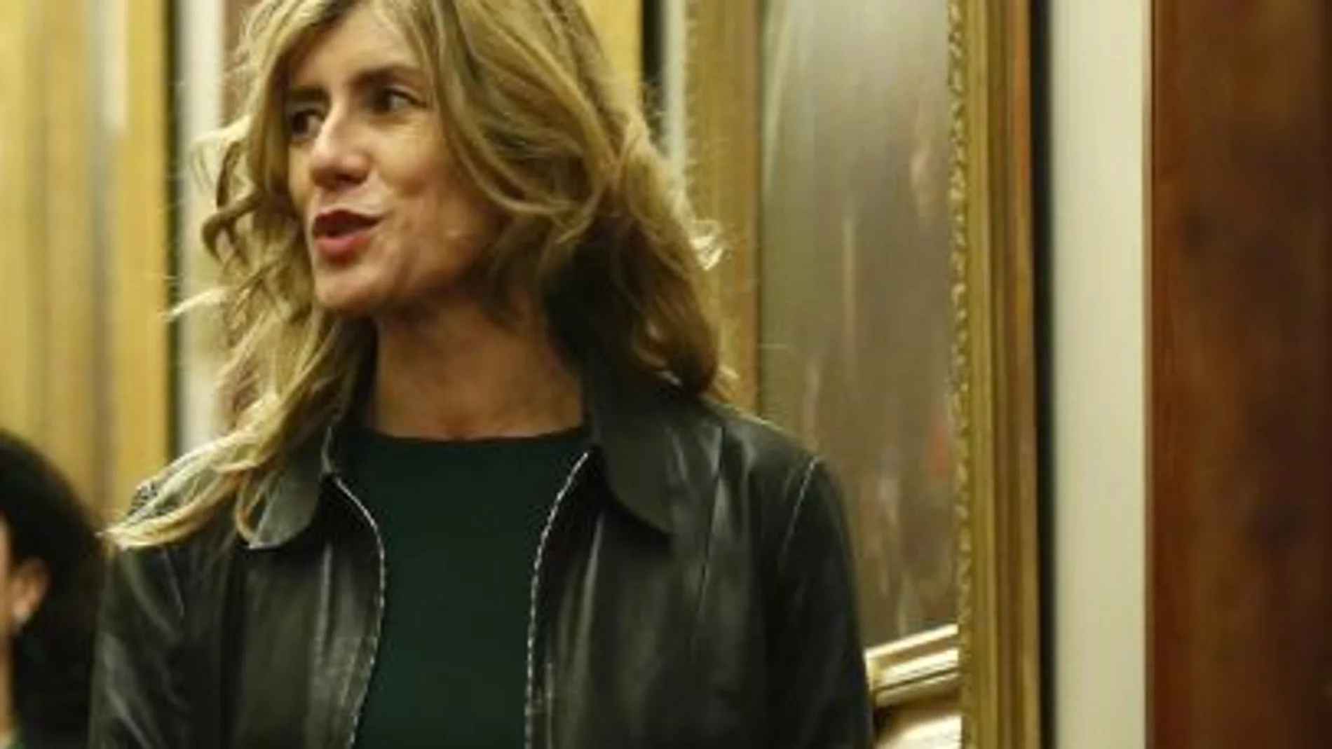 Begoña Gómez a su salida del debate de investidura de Pedro Sánchez