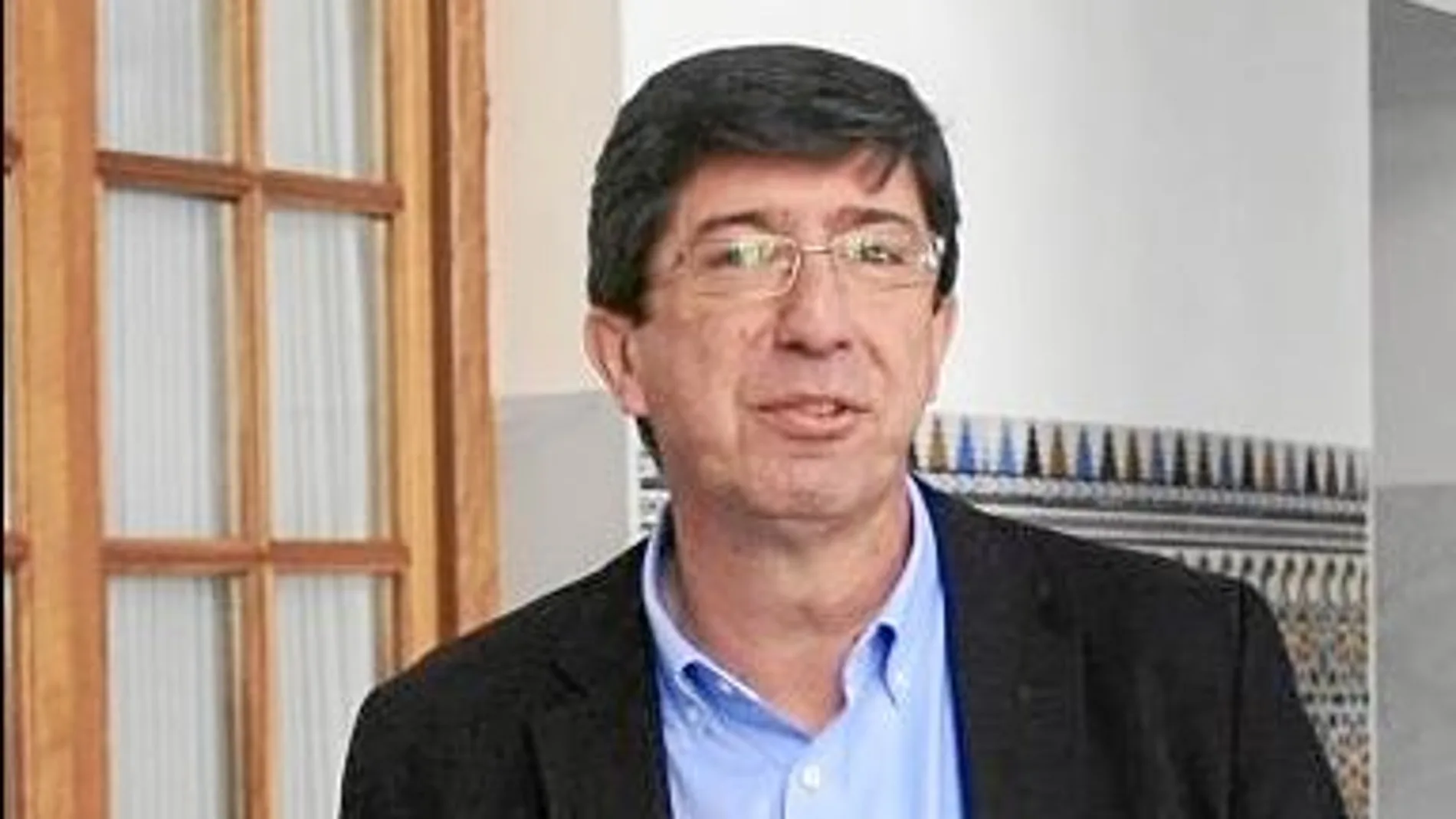 El presidente del Grupo de Ciudadanos, Juan Marín