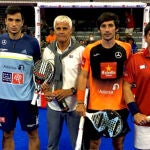 Partido de semis de Stupa y C ristian