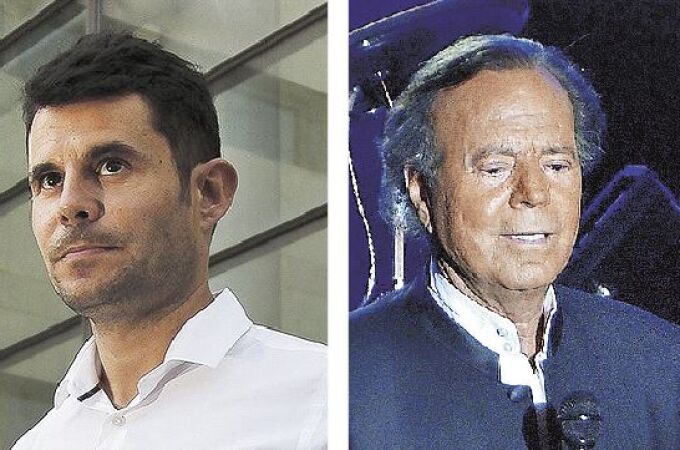 A la izda., Javier Sánchez-Santos, supuesto hijo de Julio Iglesias