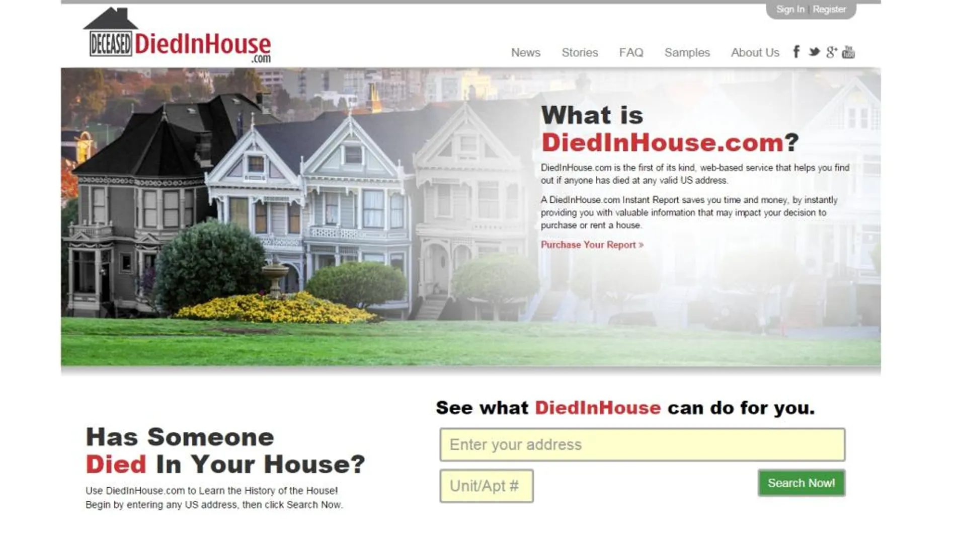 DiedInHouse, una webapp para saber quién murió en tu casa