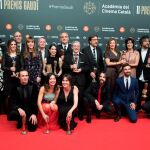 Foto de familia de los ganadores de los Premios Gaudí 2019 / Efe
