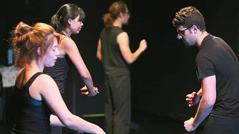 Ensayo de estudiantes de la Escuela de Arte Dramático de Castilla y León