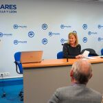 El candidato del PP a la Junta, Alfonso Fernández Mañueco, clausura el Foro sobre Sanidad celebrado en Valladolid