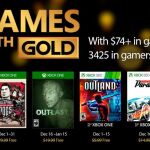 Microsoft revela los Games With Gold de diciembre