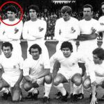 Touriño en una foto con el primer equipo del Madrid
