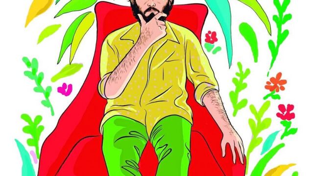 Un retrato del escritor realizado por Marc Torices.
