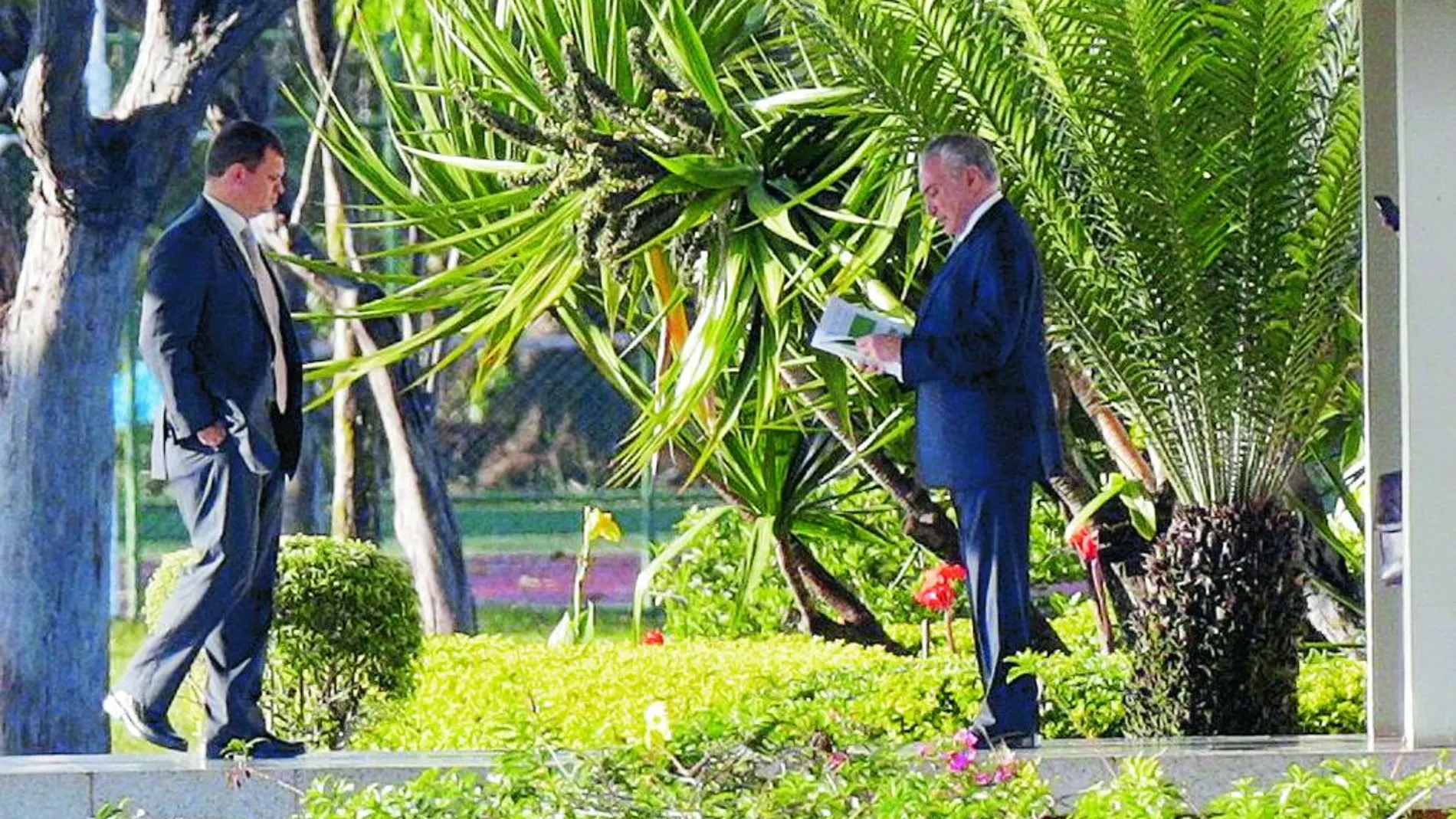 Michel Temer deja el Palacio Jaburu en Brasilia.