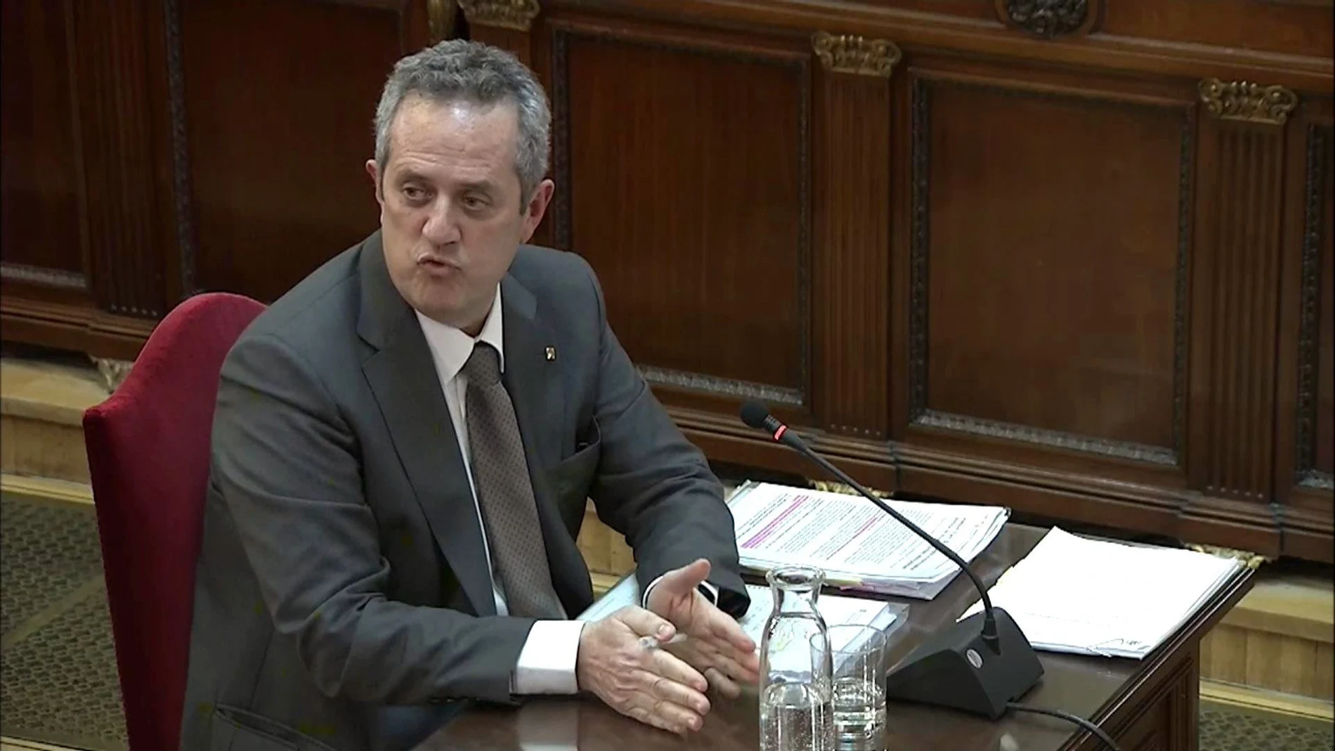 Joaquim Forn durante el juicio del "procés"