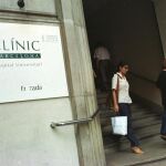 Exterior del Hospital Clínic de Barcelona