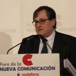 El director de LA RAZÓN, Francisco Marhuenda, durante la presentación de Eulogio Lopez