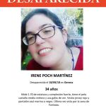 Irene Poch desapareció el pasado 18 de septiembre