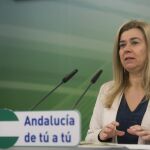 La portavoz de Empleo del Partido Popular andaluz en el Parlamento, Teresa Ruiz Sillero