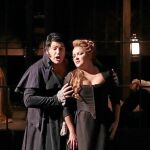 Netrebko y Eyvazov, durante la representación en La Scala el jueves de la ópera «Andrea Chenier»