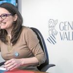 La vicepresidenta del Consell y portavoz, Mónica Oltra