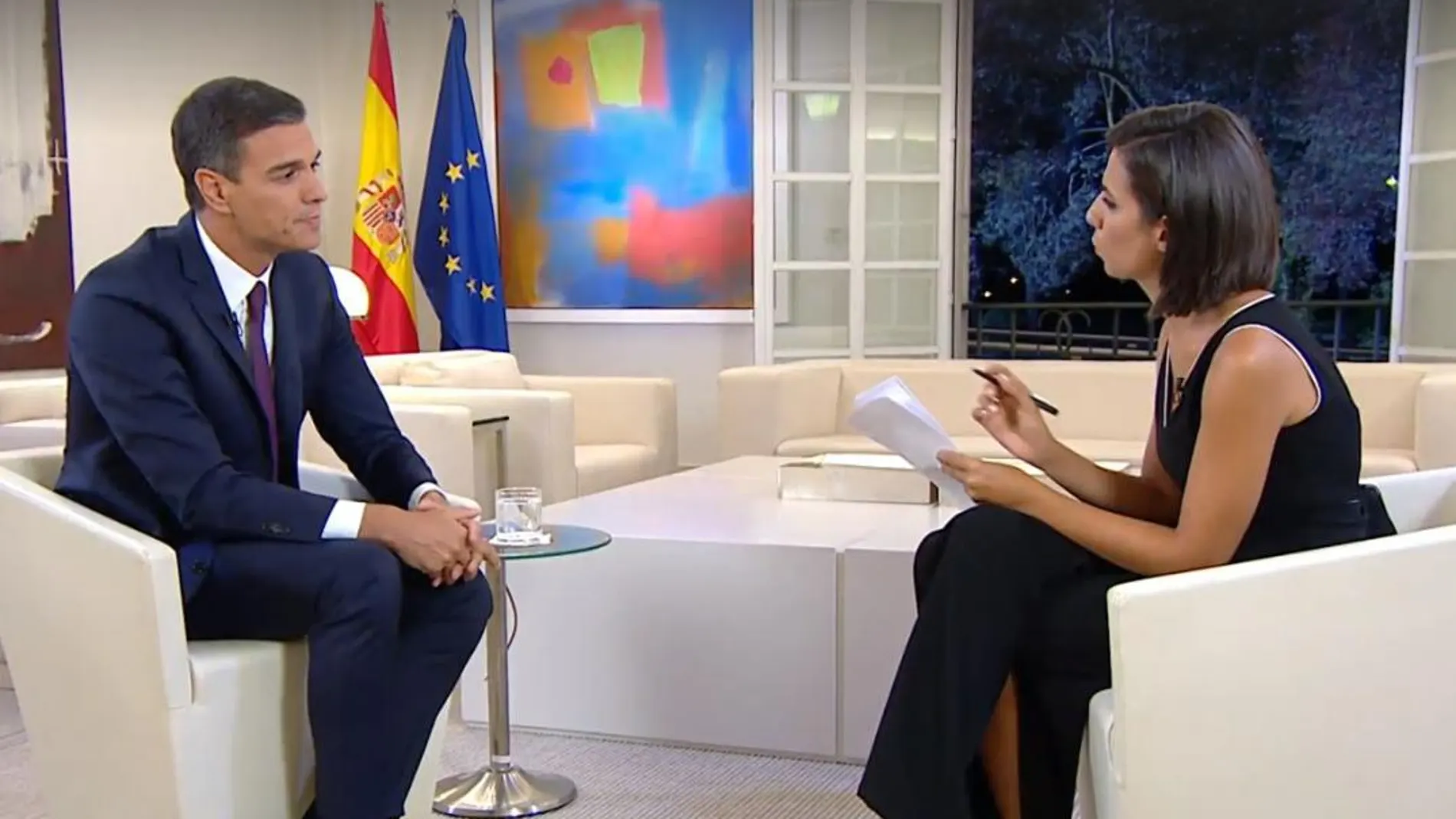 Entrevista en La Sexta: Sánchez: «No hay mayoría parlamentaria que quiera ahora elecciones»