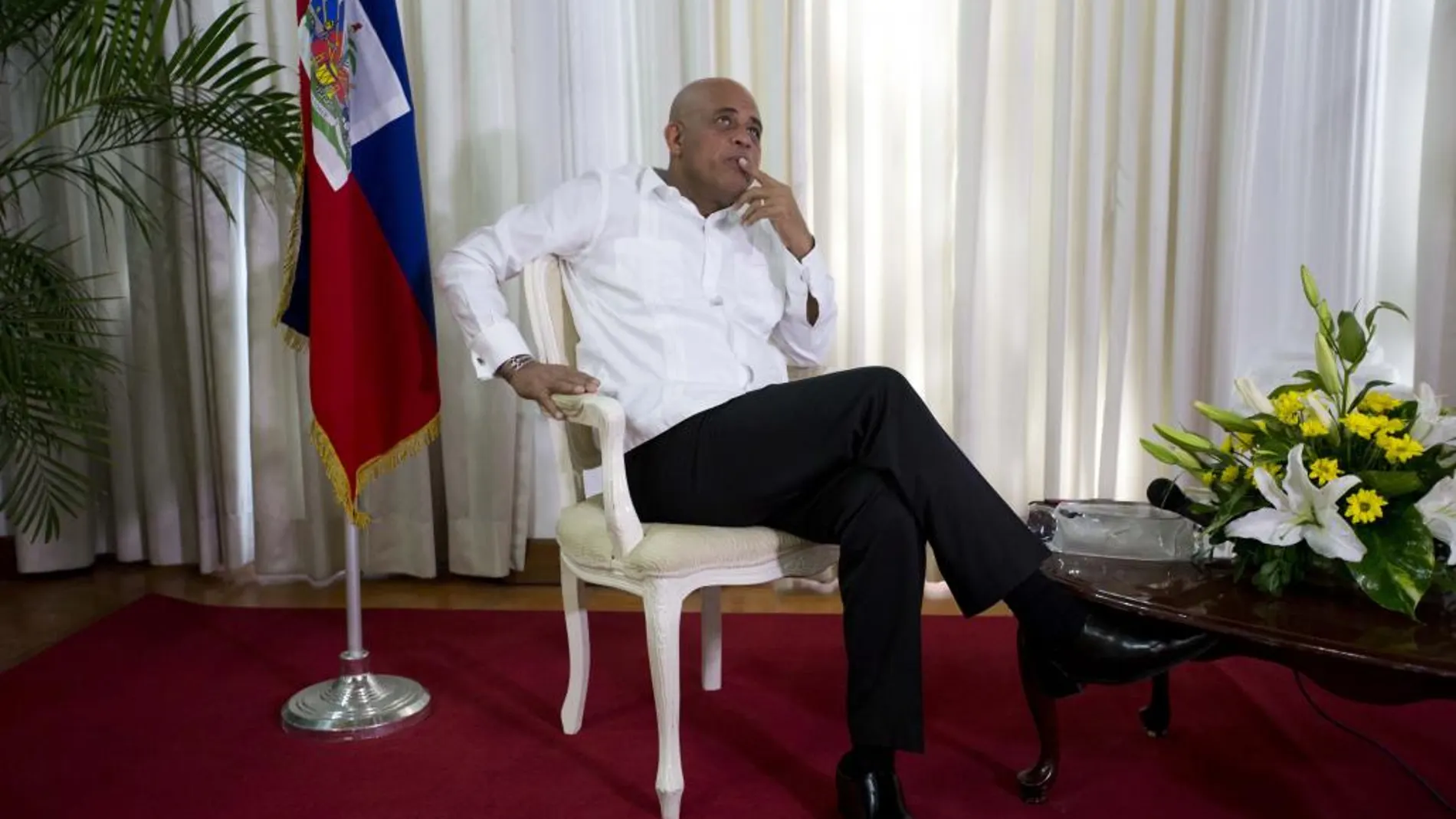 El actual presidente de Haití, Michel Martelly