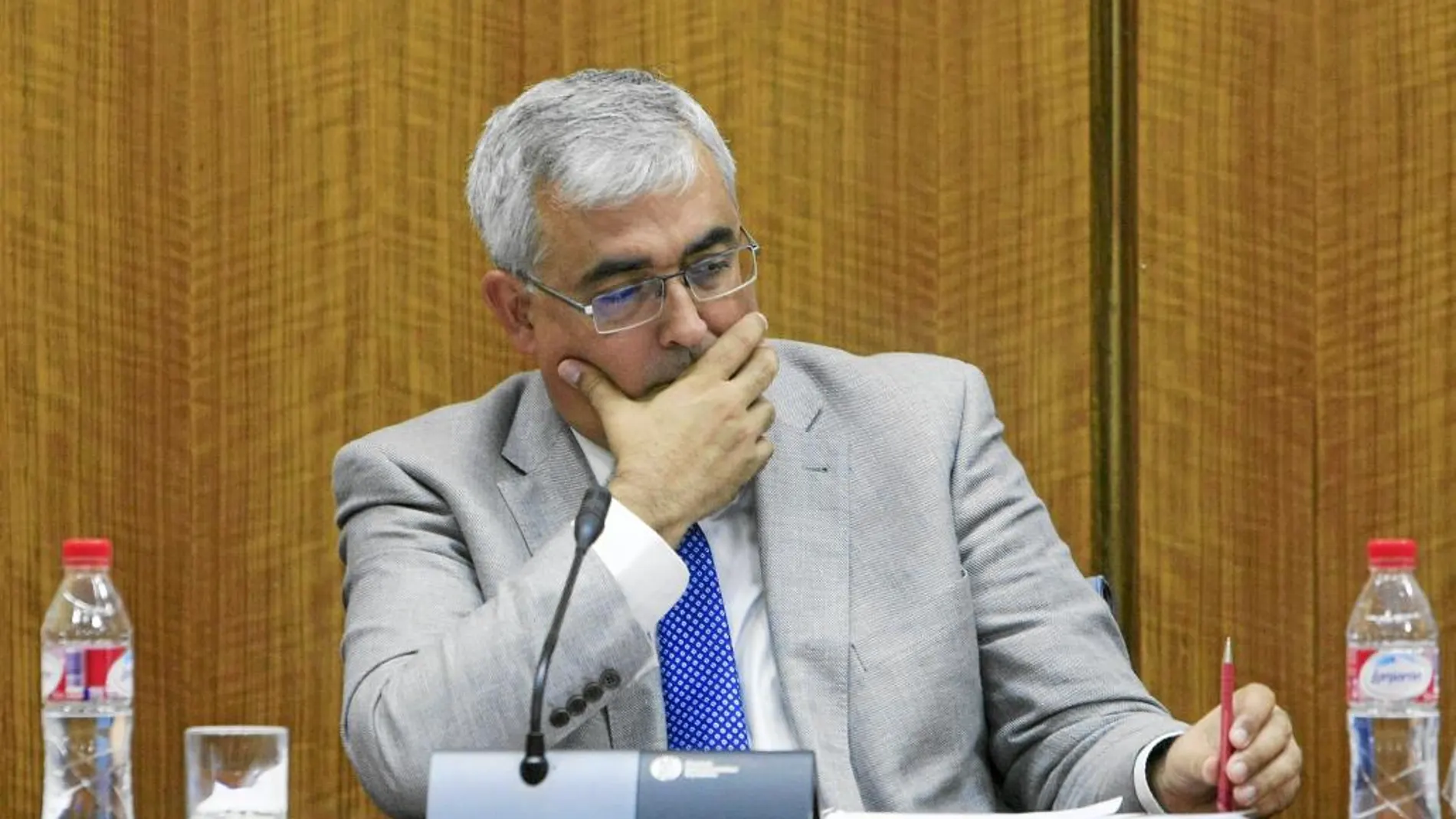 El consejero de Economía y Conocimiento, Antonio Ramírez de Arellano, en una intervención parlamentaria