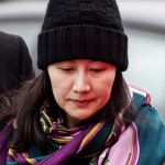 La directora financiera del gigante tecnológico Huawei, Meng Wanzhou, el pasado 12 de diciembre en un avisita a los juzgados de Vancouver (Canadá)