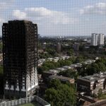 Imagen de la torre Grenfell después del incendio