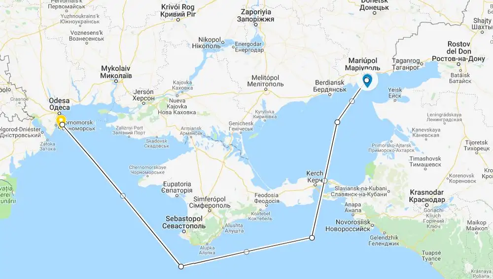 El estrecho de Kerch es un punto estratégico para Rusia
