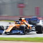 El piloto español Carlos Sainz de la escudería McLaren