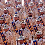 Soldados de la Guardia Revolucionaria iraní