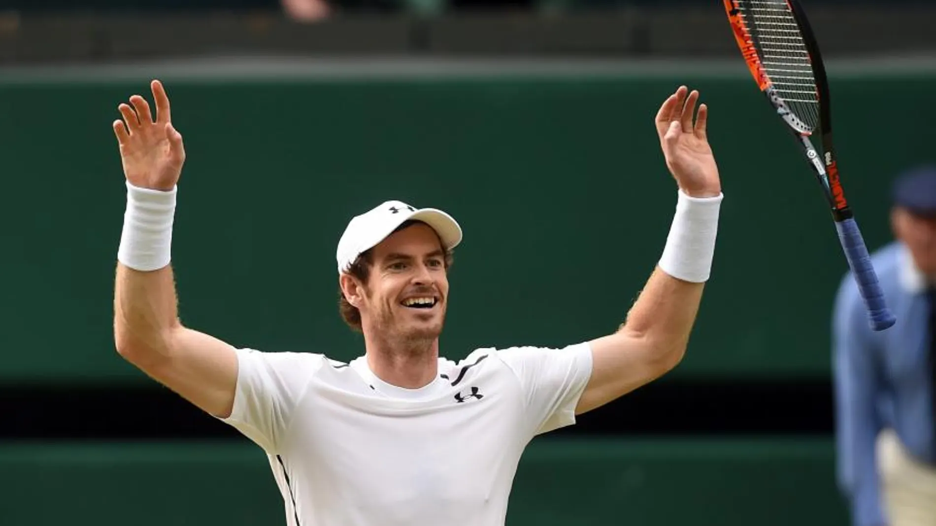 Andy Murray celebra la victoria