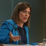 La portavoz de la Junta, Milagros Marcos, explica los acuerdos aprobados por el Consejo de Gobierno