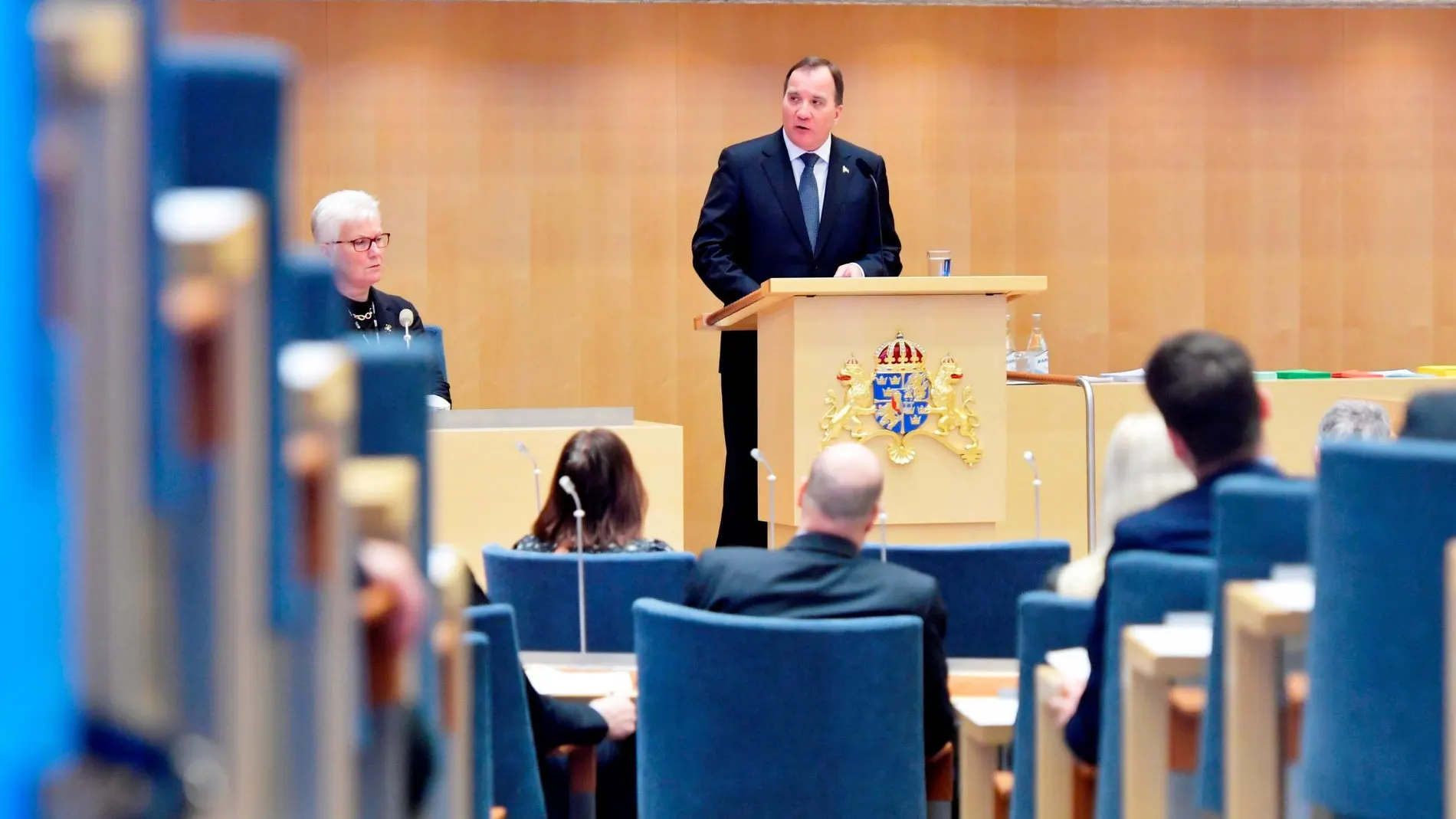 El socialdemócrata Stefan Löfven fue reelegido el viernes primer ministro de Suecia. Foto: Efe