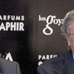 Antonio Resines y Porfirio Enríquez, en un encuentro previo a los Goya 2016