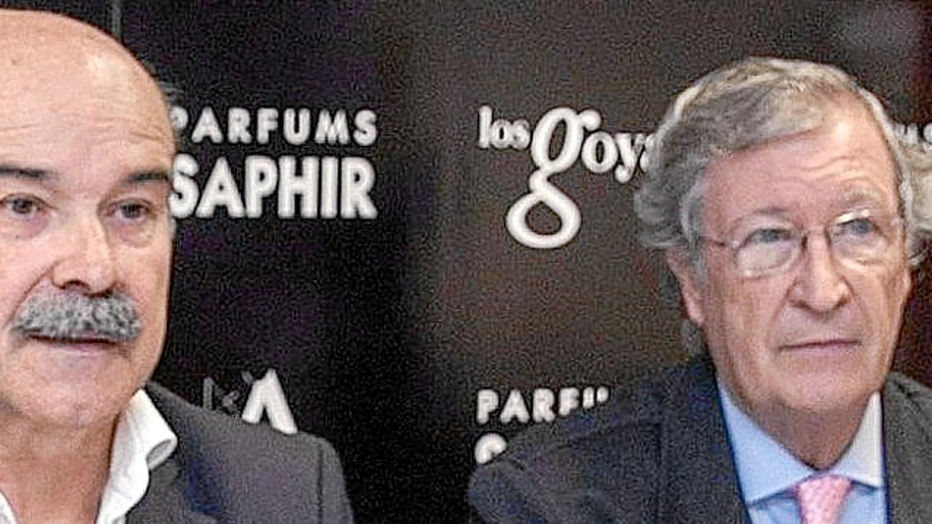 Antonio Resines y Porfirio Enríquez, en un encuentro previo a los Goya 2016